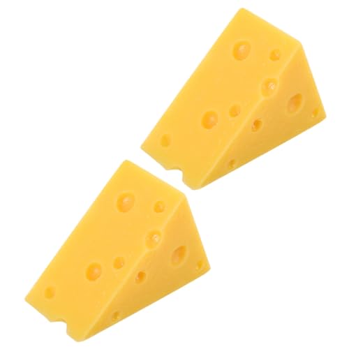 Kisangel 2 Stück Simulation Käse Modell Teiliges Realistische Käse Requisiten für Fotografie Dekoration DIY für Käseliebhaber und Heimdekor Kisangel 2 Stück Simulation Käse Modell Teiliges Realistische Käse Requisiten für Fotografie Dekoration DIY für Käseliebhaber und Heimdekor von Kisangel