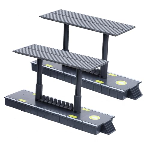 Kisangel 2 Stück Simulation Modellbau Plattform für Modelleisenbahn Zubehör DIY Zugstation für Kreative für Sandtischprojekte und Spielzimmer Kisangel 2 Stück Simulation Modellbau Plattform für Modelleisenbahn Zubehör DIY Zugstation für Kreative für Sandtischprojekte und Spielzimmer von Kisangel