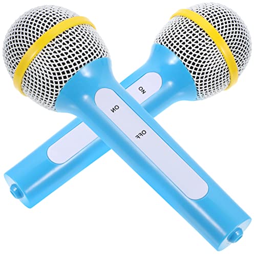 Kisangel 2 Stück Simulationsmikrofonspielzeug Für Karaoke Vorgeben Kinderspielzeug Prop-mikrofon Kindermikrofonmodell Tell Dir Vor, Zu Plastik von Kisangel