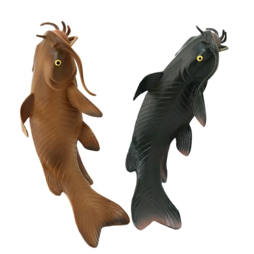 Kisangel 2 Stück Simuliertes Welsmodell für kinderzimmer Tiermodell Fisch Dekorative Fisch Figur künstliches Tier gefälschte Fischspielzeuge PVC Kisangel 2 Stück Simuliertes Welsmodell für kinderzimmer Tiermodell Fisch Dekorative Fisch Figur künstliches Tier gefälschte Fischspielzeuge PVC von Kisangel