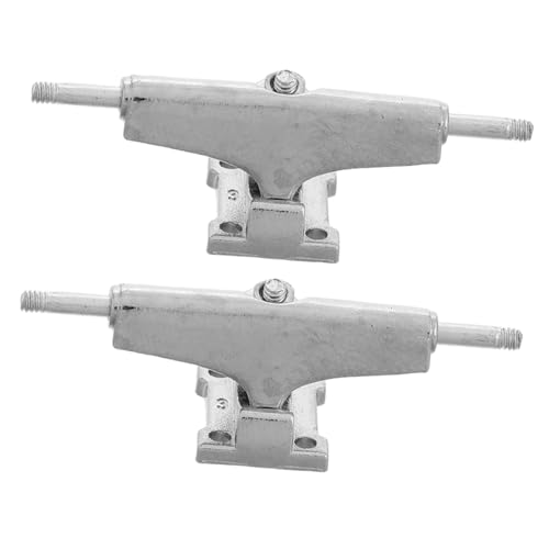 Kisangel 2 Stück Skateboardständer Skatetruck Unabhängige Skateboard-Trucks LKW-Skateboard Silver Metall von Kisangel