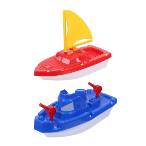 Kisangel 2 Stück Spielzeugset Für Den Strand Babybadewanne Badewanne Badespielzeug Strandsandspielzeug Spielzeugboote Aus Kunststoff Strandboot Plastik von Kisangel