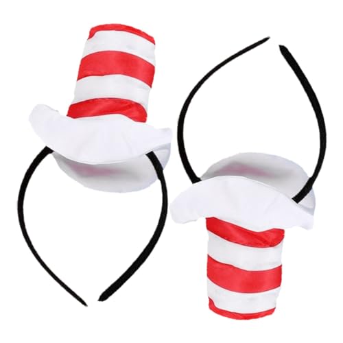 Kisangel 2 Stück Stirnband dekorative Stirnbänder Plaudern Hüte Kostüm-Haar-Accessoire Party-Kopfschmuck frauen kopfschmuck Mädchenhaarband Party-Haarspange Stoff von Kisangel