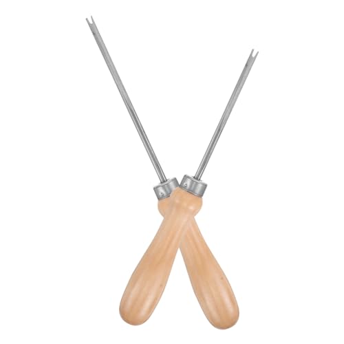 Kisangel 2 Stück Tamponwerkzeuge DIY Stoffed Crafting Tool Nähwerkzeug Baumwollpuppen-bastelwerkzeug Füllwerkzeuge Für Baumwollpuppen Stoffpuppenkomfort Spielzeugfüllungsfüllung Hölzern von Kisangel