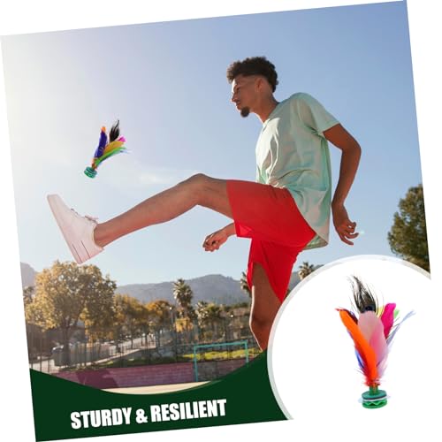 Kisangel 2 Stück Teiliges Chinesisches Jianzi Kickspielzeug Leichtes Outdoor Shuttlecock mit Bunten Federn Strapazierfähig für Sowie Erwachsene Geeignet Traditionelles Fitness und Kisangel 2 Stück Teiliges Chinesisches Jianzi Kickspielzeug Leichtes Outdoor Shuttlecock mit Bunten Federn Strapazierfähig für Sowie Erwachsene Geeignet Traditionelles Fitness und von Kisangel