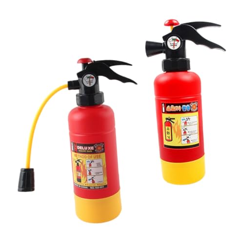 Kisangel 2 Stück Teiliges Feuerlöscher Robustem Kunststoff Wassergefüllt Interaktives Sommerspielzeug für Fördert Brandschutzbewusstsein für Pool Strand und Outdoor spaß von Kisangel