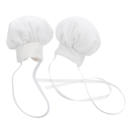 Kisangel 2stücke Puppen Chef-hüte Miniatur Weiße Plüschmütze Mit Elastischem Band Und Satinband Winzige Kochmütze Für Große Plüschtiere Zur Verschönerung Kisangel 2stücke Puppen Chef-hüte Miniatur Weiße Plüschmütze Mit Elastischem Band Und Satinband Winzige Kochmütze Für Große Plüschtiere Zur Verschönerung von Kisangel