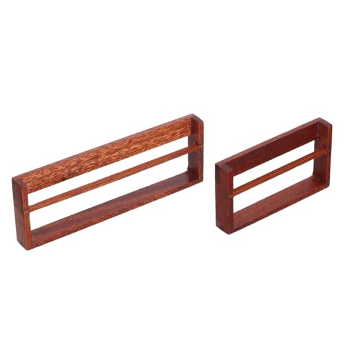 Kisangel 2 Stück Teiliges Miniatur Bücherregal aus Walnussholz Detailgetreues Puppenhaus Möbel Rustikaler Mini Holz Bücherschrank für Bjd Puppen Miniatur Regal für Sammler und Küchendekor Kisangel 2 Stück Teiliges Miniatur Bücherregal aus Walnussholz Detailgetreues Puppenhaus Möbel Rustikaler Mini Holz Bücherschrank für Bjd Puppen Miniatur Regal für Sammler und Küchendekor von Kisangel