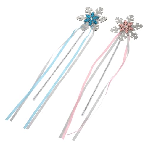 Kisangel 2 Stück Teiliges Schneeflocken zauberstab Mädchen Winterparty deko Modische Wiederverwendbare Feenstäbe in EIS Silber und Rosa für Kostüm Weihnachtsfeiern Kisangel 2 Stück Teiliges Schneeflocken zauberstab Mädchen Winterparty deko Modische Wiederverwendbare Feenstäbe in EIS Silber und Rosa für Kostüm Weihnachtsfeiern von Kisangel