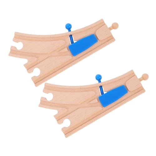 Kisangel 2 Stück Teiliges Set Holzschienen Weichen für Holzeisenbahn Kompatibel mit Gängigen Marken Fördert Kreatives für Interaktives Design für Stundenlangen Spielspaß Kisangel 2 Stück Teiliges Set Holzschienen Weichen für Holzeisenbahn Kompatibel mit Gängigen Marken Fördert Kreatives für Interaktives Design für Stundenlangen Spielspaß von Kisangel