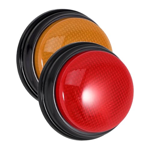 Kisangel 2 Stück Teiliges Spielbuzzers mit Licht und Sound Kunststoff Quizknöpfe für Party Klassenzimmer Lustige Geräuscheffekt Tasten für Interaktive Spiele und Quizveranstaltungen Kisangel 2 Stück Teiliges Spielbuzzers mit Licht und Sound Kunststoff Quizknöpfe für Party Klassenzimmer Lustige Geräuscheffekt Tasten für Interaktive Spiele und Quizveranstaltungen von Kisangel