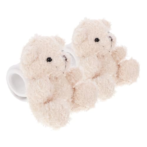 Kisangel 2 Stück Tiermotiv-schlagarmband Bären-armband Plüsch- Partygeschenk Bequem Und Leicht Zu Tragen von Kisangel