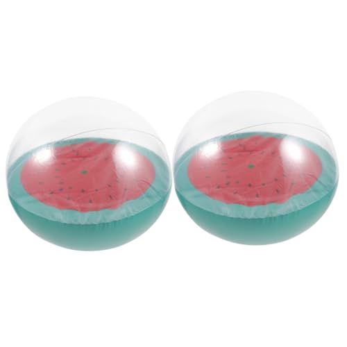 Kisangel 2 Stück Wassermelonen-Wasserball Wasserball sprengen Strandball-Masse aufblasbares Strandspielzeug für Teenager Ballspielzeug für Erwachsene Innenball Kisangel 2 Stück Wassermelonen-Wasserball Wasserball sprengen Strandball-Masse aufblasbares Strandspielzeug für Teenager Ballspielzeug für Erwachsene Innenball von Kisangel