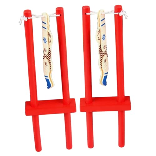 Kisangel 2 Stück Zum Ziehen Von Faden Kinderspielzeug Figur Rollende Puppen Puppendekoration Figurenhandwerk Spaß Intellektuelles Rollen Über Puppendekor Marionette Holz Kisangel 2 Stück Zum Ziehen Von Faden Kinderspielzeug Figur Rollende Puppen Puppendekoration Figurenhandwerk Spaß Intellektuelles Rollen Über Puppendekor Marionette Holz von Kisangel