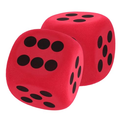 Kisangel 2 Stück große spielwürfel Spiele für Lernspielzeug interaktive Spiele für Partys große Schaumstoffwürfel Riesenwürfelschaum Schaumwürfel Eva rot Kisangel 2 Stück große spielwürfel Spiele für Lernspielzeug interaktive Spiele für Partys große Schaumstoffwürfel Riesenwürfelschaum Schaumwürfel Eva rot von Kisangel