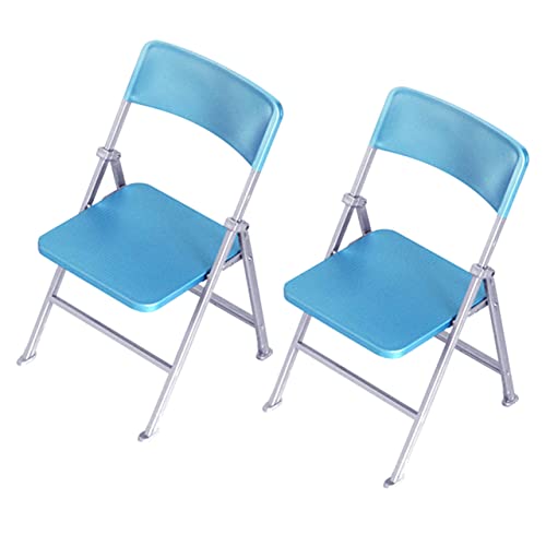 Kisangel 2 Stück puppenhaus klappstuhl für kinderspielzeug spielsachen bastelzeug klappstühle faltbar Falten Miniatur-Stuhlspielzeug Tiny House Klappstuhl PVC Blue Kisangel 2 Stück puppenhaus klappstuhl für kinderspielzeug spielsachen bastelzeug klappstühle faltbar Falten Miniatur-Stuhlspielzeug Tiny House Klappstuhl PVC Blue von Kisangel