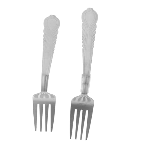 Kisangel 2 Stücke Biegen Trick Party Trick Biegen Party Trick Prop Biegen Geist Biegen Prop Gimmick Requisiten Metall Silber Kisangel 2 Stücke Biegen Trick Party Trick Biegen Party Trick Prop Biegen Geist Biegen Prop Gimmick Requisiten Metall Silber von Kisangel