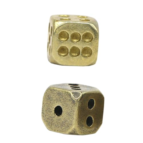 Kisangel 2 Stücke Messing Würfel Brettspiel Würfel Jumbo Club Würfel Abgerundete Ecke Würfel Bar Spiel Reines Kupfer Kisangel 2 Stücke Messing Würfel Brettspiel Würfel Jumbo Club Würfel Abgerundete Ecke Würfel Bar Spiel Reines Kupfer von Kisangel