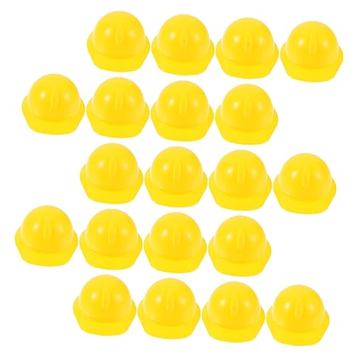 Kisangel 20 Stck. Helmmodellspielzeug Puppenhelme Puppen-Schutzhelm Schutzhelm für Kleinkinder Miniaturpuppenhut Bauhut für Minipuppen Puppenhüte Plastikpuppenhut Abs Yellow Kisangel 20 Stck. Helmmodellspielzeug Puppenhelme Puppen-Schutzhelm Schutzhelm für Kleinkinder Miniaturpuppenhut Bauhut für Minipuppen Puppenhüte Plastikpuppenhut Abs Yellow von Kisangel