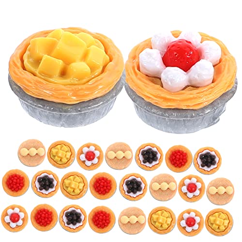 Kisangel 20 Stck. Teiliges Künstliches Ei Tart Modell aus Hochwertigem Resin Realistische Simulation Dekorative Food Attrappe für Zuhause Schaufenster Fotografie und Ladenpräsentation Kisangel 20 Stck. Teiliges Künstliches Ei Tart Modell aus Hochwertigem Resin Realistische Simulation Dekorative Food Attrappe für Zuhause Schaufenster Fotografie und Ladenpräsentation von Kisangel