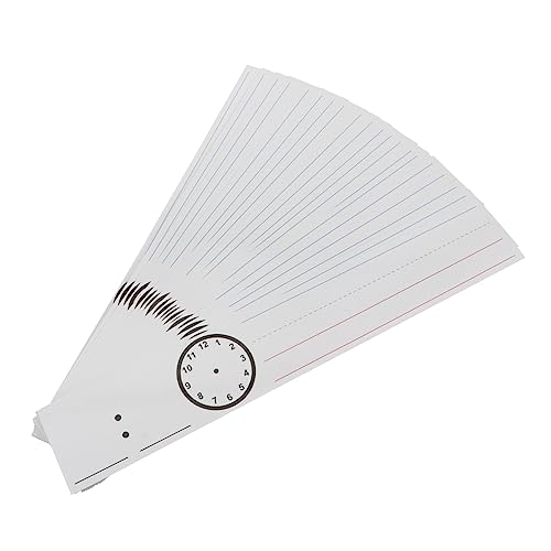 Kisangel 20 Stück Abwischbare Satzstreifen für Lernhilfen für Unterricht mit Pocket Charts Glatte Schreiboberfläche Praktische Belohnungen von Kisangel
