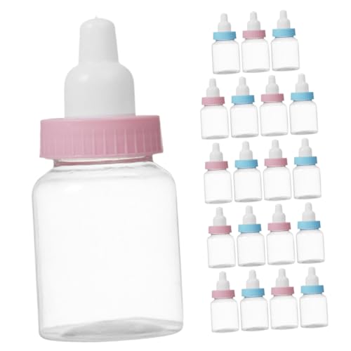 Kisangel 20 Stück Babyflasche Pralinenschachtel Bonbonschachteln Gastgeschenke Nuckelflasche Babyflaschen zur Babyparty Mini-Milchflaschen für die Babyparty Plastik Kisangel 20 Stück Babyflasche Pralinenschachtel Bonbonschachteln Gastgeschenke Nuckelflasche Babyflaschen zur Babyparty Mini-Milchflaschen für die Babyparty Plastik von Kisangel