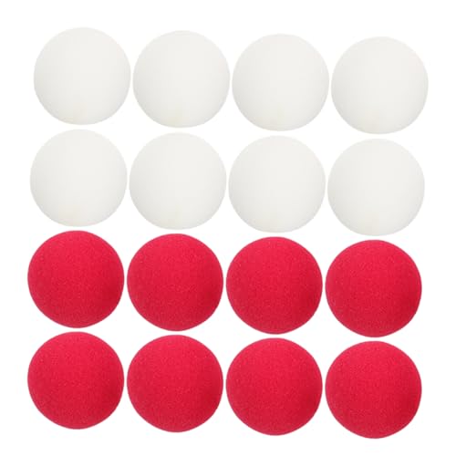 Kisangel 20 Stück Clown-nasen-Requisite Kostümnase Furzkissen Clown-Nase-partygeschenk Rentiernase Leuchtet Leuchtende Körperfarbe Clown-nasendekoration Lustige Maske Clownfiguren Schwamm von Kisangel