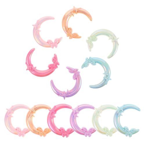 Kisangel 20 Stück DIY Charms für Handy Anhänger Schlüsselanhänger Stift Zubehör und Schmuckherstellung mit Traumhaften Farbverläufen von Kisangel