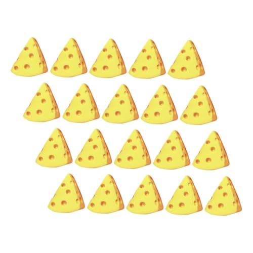 Kisangel 20 Stück DIY Mini Lebensmittel Mini Fake Lebensmittel Fake Käse Miniatur Puppenhaus Zubehör DIY Mini Küche Mini Käsekuchen Miniatur Küchen Lebensmittel Käse von Kisangel