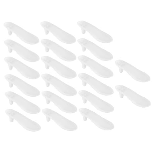 Kisangel 20 Stück Doll Shoes Sole Teiliges Hochwertige High Heels Sohlen für Puppen DIY Zubehör für Kreative Gestaltung Leicht und Tragbar Stimuliert die Fantasie von Kindern von Kisangel