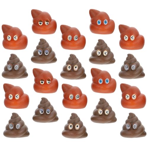 Kisangel 20 Stück Fake Poop Spielzeuge, realistische Plastik KOT Modelle, Bunte Wurfspielzeuge, Party Scherzartikel für Kinder Kisangel 20 Stück Fake Poop Spielzeuge, realistische Plastik KOT Modelle, Bunte Wurfspielzeuge, Party Scherzartikel für Kinder von Kisangel