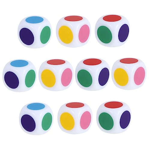 Kisangel 20 Stück Farbige Acrylwürfel für Lernwürfel Farbwahrnehmung und Mathematikfähigkeiten für Unterricht und Spielaktionen Kisangel 20 Stück Farbige Acrylwürfel für Lernwürfel Farbwahrnehmung und Mathematikfähigkeiten für Unterricht und Spielaktionen von Kisangel