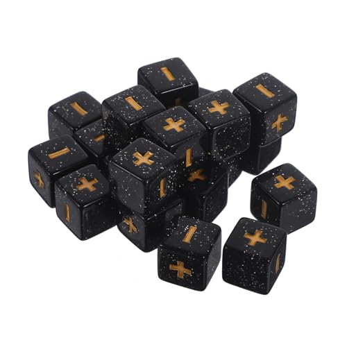 Kisangel 20 Stück Farbrequisiten unterrichten Bildungsspielzeug Mathe lernwürfel Mathe-Zeichen-Würfel Zahlenwürfel Tischspielwürfel Würfelspiele zum Mathe-Lernen Acryl Black Kisangel 20 Stück Farbrequisiten unterrichten Bildungsspielzeug Mathe lernwürfel Mathe-Zeichen-Würfel Zahlenwürfel Tischspielwürfel Würfelspiele zum Mathe-Lernen Acryl Black von Kisangel