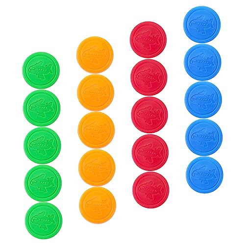 Kisangel 20 Stück Flugschach Figuren Spielsteine für Zubehör für Flugschachspiel Fördert Logisches und Kreativität Langlebig und Sicher von Kisangel