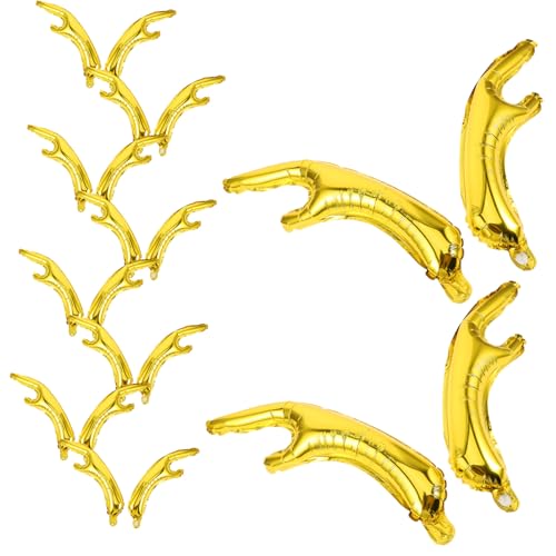 Kisangel 20 Stück Goldene Rentier-aluminiumfolie Ballons mit Geweih-design Kreative Weihnachtsdeko für Kinderpartys und Festliche Foto-requisiten Einzigartige Partyatmosphäre Kisangel 20 Stück Goldene Rentier-aluminiumfolie Ballons mit Geweih-design Kreative Weihnachtsdeko für Kinderpartys und Festliche Foto-requisiten Einzigartige Partyatmosphäre von Kisangel