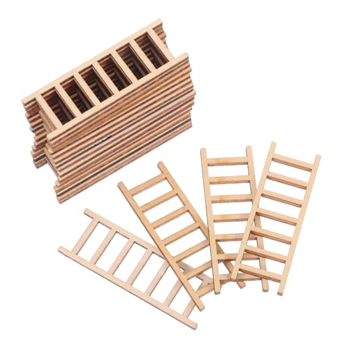 Kisangel 20 Stück Holzstreüten Ornamente Leiter Layout-Requisiten für Mini- Szenenzubehör Materialien für Sandtischmodelle Sandtischlandschaft Miniaturszenenmodelle Bonsai hölzern Kisangel 20 Stück Holzstreüten Ornamente Leiter Layout-Requisiten für Mini- Szenenzubehör Materialien für Sandtischmodelle Sandtischlandschaft Miniaturszenenmodelle Bonsai hölzern von Kisangel