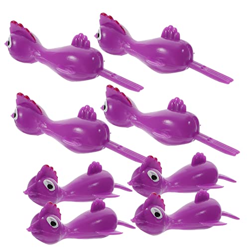 Kisangel 20 Stück Katapult Küken Finger Tiere Finger Flugspiel Finger Flugspielzeug Kinderbedarf Kinderspielzeug Partygeschenke Lustiges Kinderspielzeug Stress von Kisangel