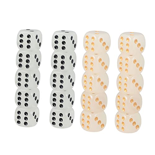 Kisangel 20 Stück Leuchtende Mini Kreative Spielwürfel für Partys Runde Ecken für Spiele Bars und Familientreffen Lustige Requisiten für Unvergessliche Kisangel 20 Stück Leuchtende Mini Kreative Spielwürfel für Partys Runde Ecken für Spiele Bars und Familientreffen Lustige Requisiten für Unvergessliche von Kisangel
