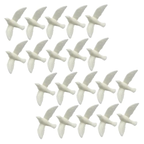 Kisangel 20 Stück Mikro-landschaftsverzierung Taube Kleinkinder Winzig Ornamente Mini Figur Puppe Modell Mit Künstlichen Vögeln Foto -Requisiten Vögel Vögel Modell Weiß Harz Kisangel 20 Stück Mikro-landschaftsverzierung Taube Kleinkinder Winzig Ornamente Mini Figur Puppe Modell Mit Künstlichen Vögeln Foto -Requisiten Vögel Vögel Modell Weiß Harz von Kisangel