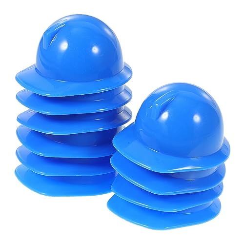 Kisangel 20 Stück Mini-Bauhut Puppe schützend Zubehör Bump-Hut Spielzeugkonstruktionshüte Miniatur-Schutzhelm Mini-Bastelhüte für den BAU Schutzhelm für Mini-Hut Plastik Blau Kisangel 20 Stück Mini-Bauhut Puppe schützend Zubehör Bump-Hut Spielzeugkonstruktionshüte Miniatur-Schutzhelm Mini-Bastelhüte für den BAU Schutzhelm für Mini-Hut Plastik Blau von Kisangel
