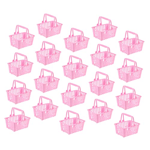Kisangel 20 Stück Mini Einkaufswagen Teiliges Einkaufskorb für Ab Jahren Pinke Miniatur Körbe mit Griff für Rollenspiele und Kreative Aktivitäten Kisangel 20 Stück Mini Einkaufswagen Teiliges Einkaufskorb für Ab Jahren Pinke Miniatur Körbe mit Griff für Rollenspiele und Kreative Aktivitäten von Kisangel