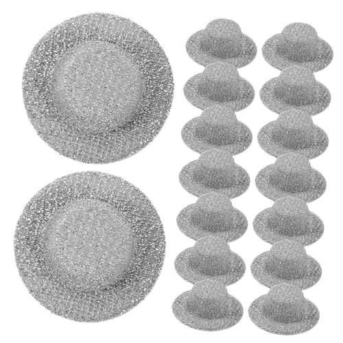 Kisangel 20 Stück Mini-Jazzhut Mini-Zylinder für Bastelarbeiten winzig Stroh Funny hat Dollhouse Accessories zarte Miniaturhüte Miniatur-Jazz-Hut-Dekoration Feiner Farbiger Stoff Silver von Kisangel