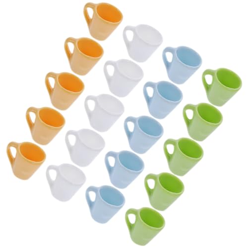 Kisangel 20 Stück Mini-Tasse Puppenhausdekor Winzige Tassen Mini-Becher Kleiner Becher Miniaturen Tassen Mini-hausdekor-Tasse Mini-kaffeetassen Puppenhauszubehör Küchenbechermodell Harz Kisangel 20 Stück Mini-Tasse Puppenhausdekor Winzige Tassen Mini-Becher Kleiner Becher Miniaturen Tassen Mini-hausdekor-Tasse Mini-kaffeetassen Puppenhauszubehör Küchenbechermodell Harz von Kisangel