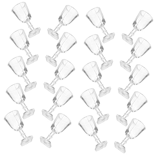 Kisangel 20 Stück Mini Weinglas kleine Gläser DIY Miniatur Weingläser Mini-Weinkelch mini für Kleinkindspielzeug Puppenbecher Mini-Rotweinbecher Puppe Weinkelch Harz Kisangel 20 Stück Mini Weinglas kleine Gläser DIY Miniatur Weingläser Mini-Weinkelch mini für Kleinkindspielzeug Puppenbecher Mini-Rotweinbecher Puppe Weinkelch Harz von Kisangel
