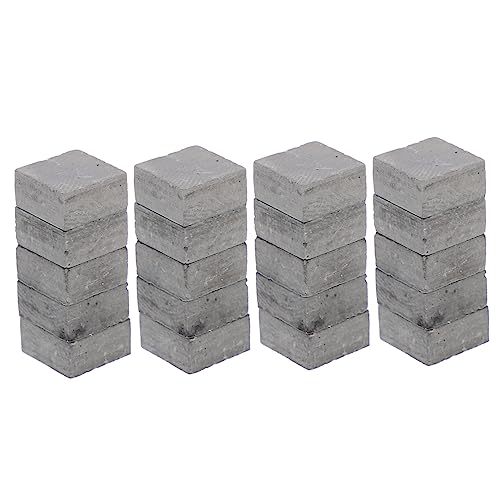 Kisangel 20 Stück Mini -architekturmodell Miniatur Ziegel Dekoration Modellieren Mikro Winzig Mini-Steine Puppenhaus-Steine Simulationsbaustein Mini-bausteine Grau Ton Kisangel 20 Stück Mini -architekturmodell Miniatur Ziegel Dekoration Modellieren Mikro Winzig Mini-Steine Puppenhaus-Steine Simulationsbaustein Mini-bausteine Grau Ton von Kisangel
