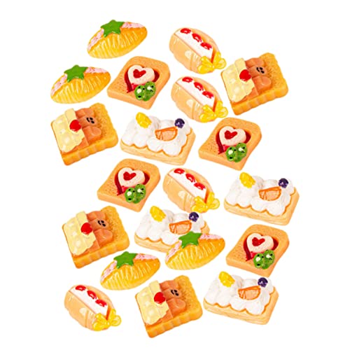 Kisangel 20 Stück Miniatur Lebensmittel Charms DIY Dekorationen für Handyhüllen Realistische Brot und Dessertmodelle für Kreative Bastelprojekte und Haus Dekorationen Kisangel 20 Stück Miniatur Lebensmittel Charms DIY Dekorationen für Handyhüllen Realistische Brot und Dessertmodelle für Kreative Bastelprojekte und Haus Dekorationen von Kisangel