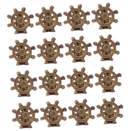 Kisangel 20 Stück Miniatur Schiffsrad Deko Mediterraner Stil Zubehör für Puppenhäuser Sandtischspiele Rustikale Miniatur Schiffsräder für Kreative Landschaften Kisangel 20 Stück Miniatur Schiffsrad Deko Mediterraner Stil Zubehör für Puppenhäuser Sandtischspiele Rustikale Miniatur Schiffsräder für Kreative Landschaften von Kisangel