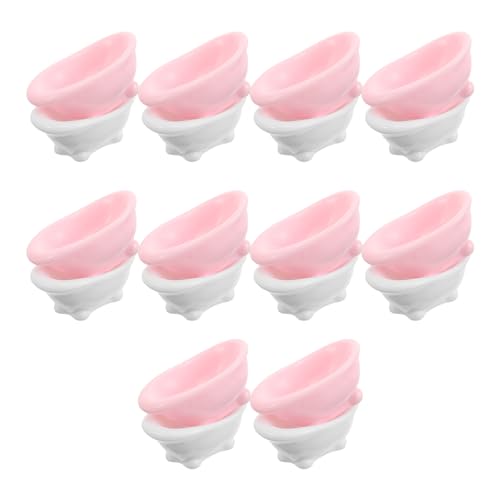 Kisangel 20 Stück Miniatur-Waschbadewanne – Mikro-Landschaftsmöbelmodelle, Puppenhauszubehör, Miniatur-Wannendekoration, winzige Wanne Kisangel 20 Stück Miniatur-Waschbadewanne – Mikro-Landschaftsmöbelmodelle, Puppenhauszubehör, Miniatur-Wannendekoration, winzige Wanne von Kisangel