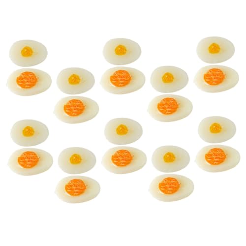 Kisangel 20 Stück Miniatur-eierspielzeug Spielzeuge Miniatur-Ei-Modell-Ornament Kleines Ei Mini-halbei-Modelle Puppenhausdekor Mini Küchenei Miniatur-Ei-Ornamente Mini-Ei Eier Ornamente PVC Kisangel 20 Stück Miniatur-eierspielzeug Spielzeuge Miniatur-Ei-Modell-Ornament Kleines Ei Mini-halbei-Modelle Puppenhausdekor Mini Küchenei Miniatur-Ei-Ornamente Mini-Ei Eier Ornamente PVC von Kisangel