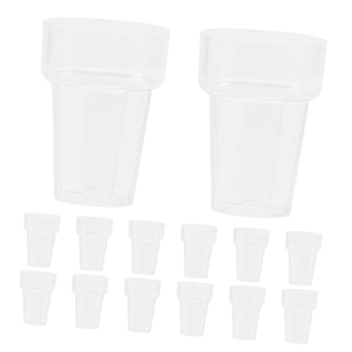 Kisangel 20 Stück Miniaturbecher realistisch Kindergarten drinnen klein Trinken Miniatures mikrolandschaft Miniaturmodell lendenwärmer Miniaturdekoration Mini-Cup-Verzierungen Abs von Kisangel